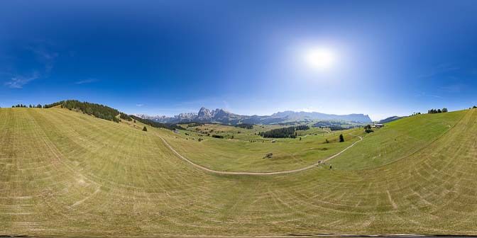 360° Rundumblick auf die Seiser Alm