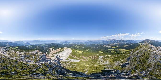 Gipfel Weißhorn mit Dolomitenblick