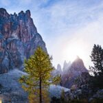 Croda da Lago, Herbst, Lärchen, autumn, autunno