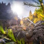 Croda da Lago, Herbst, Sonne, autumn, autunno, wandern