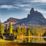 Becco di Mezzodi, Herbst, Lago di Federa, Lärchen, autumn, autunno