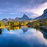 Becco di Mezzodi, Dolomiten, Herbst, Lago de Federa, Lago di Federa, Lärchen, autumn, autunno