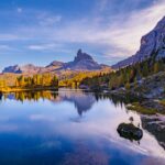 Becco di Mezzodi, Dolomiten, Herbst, Lago de Federa, Lago di Federa, Lärchen, autumn, autunno