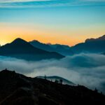 Abendstimmung, Dolomitenblick, El Jou, Jou de Giau, Nebel, Passo Giau, Passo di Giau, Punta di Zonia, Sonnenuntergang