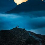 Abendstimmung, Dolomitenblick, El Jou, Jou de Giau, Nebel, Passo Giau, Passo di Giau, Punta di Zonia, Pärchen, Sonnenuntergang