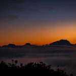 Abendrot, Abendstimmung, Dolomitenblick, El Jou, Jou de Giau, Nebel, Passo Giau, Passo di Giau, Sonnenuntergang