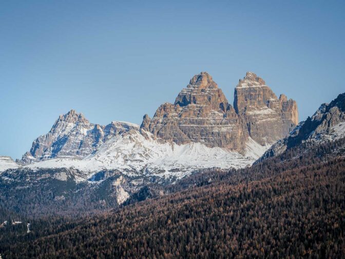 Dreischusterspitze und die Drei Zinnen