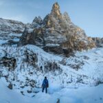 Bergsee, Dito di Dio, Dolomiten, schneewandern