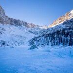 Eis, Lago di Sorapiss, Winter, inverno, weiße Jahreszeit, winter