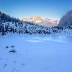 Cadini di Misurina, Eis, Lago di Sorapiss, Winter, inverno, weiße Jahreszeit, winter