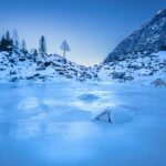 Eis, Lago di Sorapiss, Winter, inverno, weiße Jahreszeit, winter