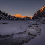 Bach, Cadini di Misurina, Dolomiten, Lago di Sorapiss