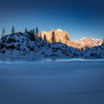 Bergsee, Cadini di Misurina, Dolomiten, Eis, Lago di Sorapiss