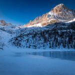 Bergsee, Dolomiten, Eis, La Cesta, Lago di Sorapiss