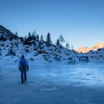 Bergsee, Dolomiten, Eis, Lago di Sorapiss, wandern