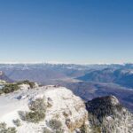 Bolzano, Bozen, Landeshauptstadt Südtirol, Roen, Schnee, Vogelperspektive