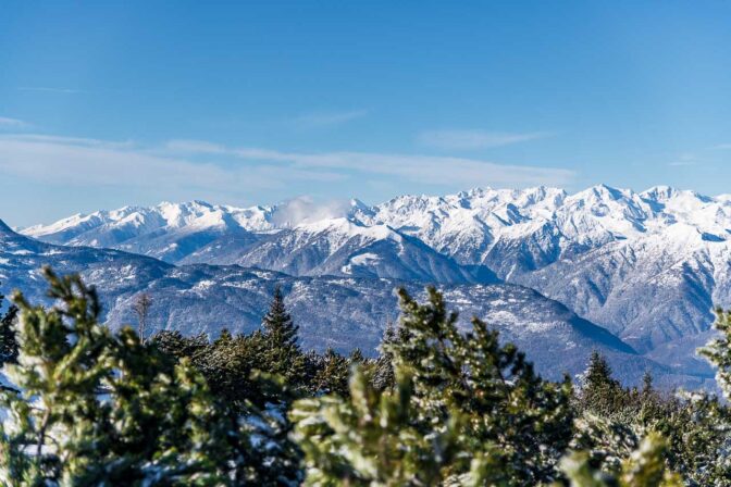 Blick auf die Ortler-Alpen