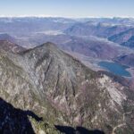 Kalterer See, Kalterersee, Paterkopf, Schnee, Schwarzer Kopf, Vogelperspektive