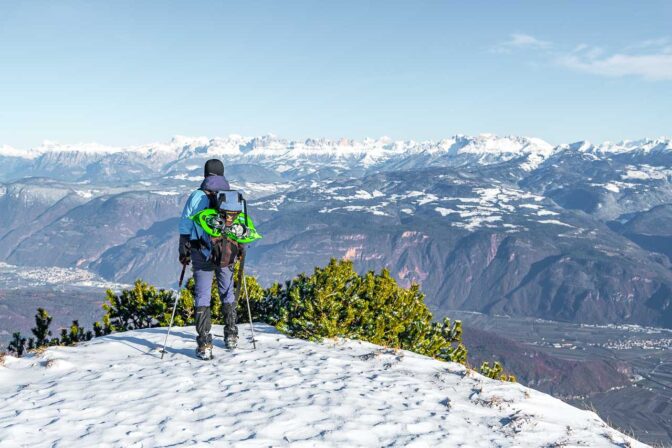 Noch einmal die Herrlichen Dolomiten vom Schlern über den Rosengarten bis zum Latemar.