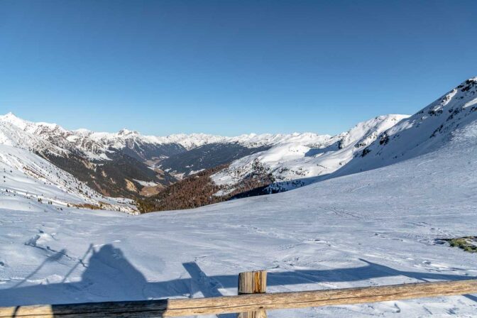 Blick vom Missensteiner Joch ins Sagbachtal