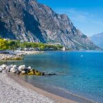 Gardameer, Gardasee, Limone, Limone al Garda, Limone sul Garda, Strand