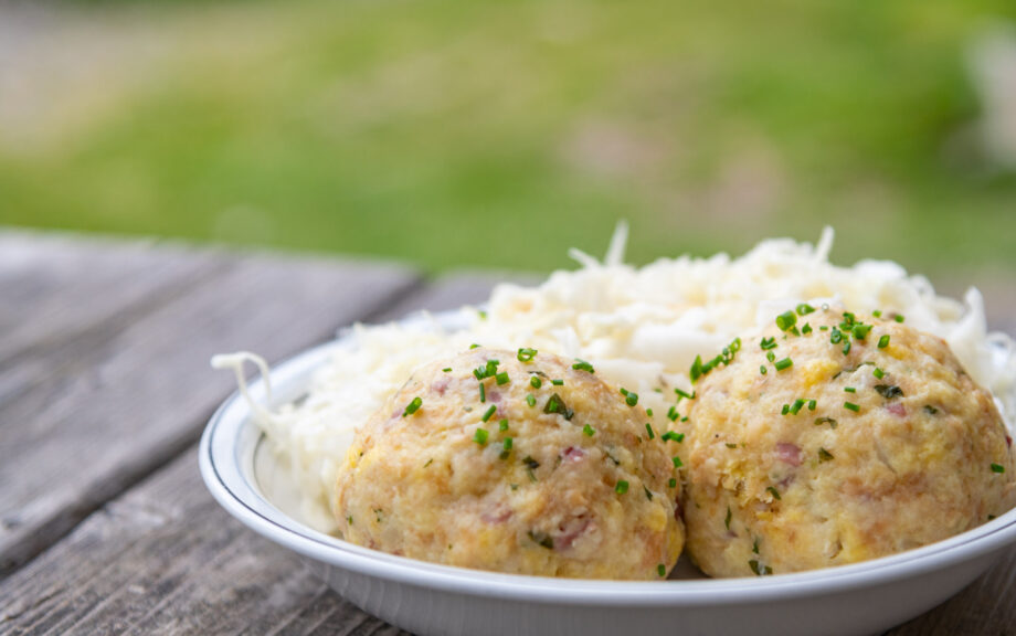 Essen, Knödel mit Kraut, Speise, Speisen, cibo, food