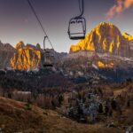 Abendrot, Dolomiten, Sonnenuntergang, Tofana di Rozes