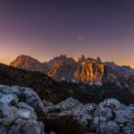 Abendrot, Dolomiten, Lagazuoi, Sonnenuntergang