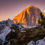 Abendrot, Dolomiten, Sonnenuntergang, Tofana di Rozes