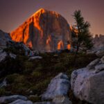 Abendrot, Dolomiten, Sonnenuntergang, Tofana di Rozes