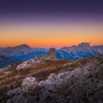 5 Türme, 5 torri, Abendrot, Cinque Torri, Dolomiten, Fünf Türme, Sonnenuntergang