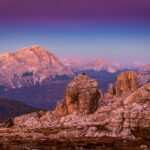 5 Türme, 5 torri, Abendrot, Cinque Torri, Dolomiten, Fünf Türme, Sonnenuntergang