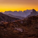 Abendrot, Dolomiten, Geislerspitzen, Hexenstein, Sonnenuntergang