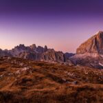 Abendrot, Dolomiten, Fanesgruppe, Sonnenuntergang, Tofana, Tofane, Tofane Gruppe, Tofane-Gruppe, Tofanegruppe