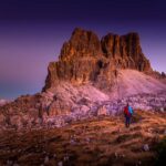 Abendrot, Averau, Dolomiten, Monte Averau, Sonnenuntergang