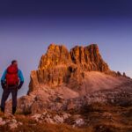 Abendrot, Averau, Dolomiten, Monte Averau, Sonnenuntergang