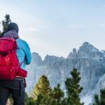 Am Grödner Joch, wandern