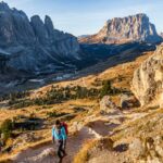 Am Grödner Joch, Langkofel, Sasso Lungo, wandern