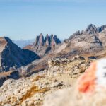 Ausblick Sassongher, Geislerspitzen