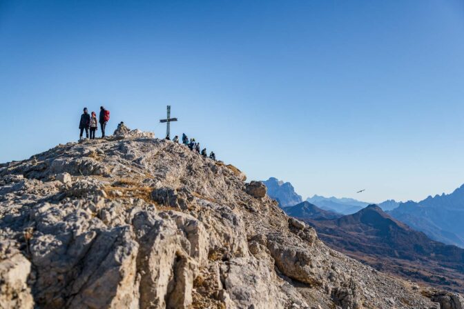 Ausblick Sassongher, Sassongher