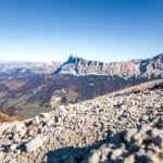 Ausblick Sassongher, Fanesgruppe, Heiligkreuzkofelgruppe, Sassongher