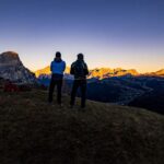 Abendrot, Ausblick, Grödner Joch, Grödnerjoch, Sassongher