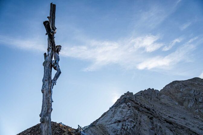 Der Herrgott am Crespeina Joch