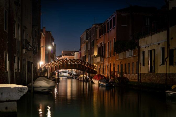 Motorboote gibt es in Venedig auch, aber nur für Einheimische!